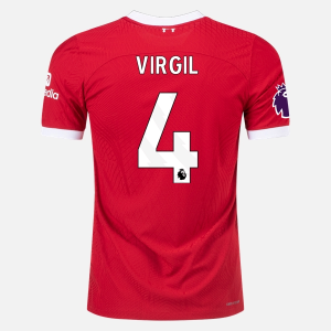 Liverpool Virgil van Dijk 4 Thuis voetbalshirt 2023/24 – Korte Mouw