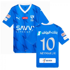 Al Hilal SFC Neymar Jr 10 Thuis voetbalshirt 2023/24 – Korte Mouw