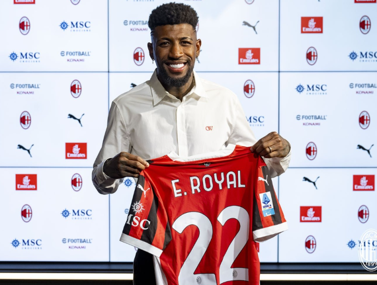 Emerson Royal sluit zich aan bij AC Milan, tekent voor vier jaar